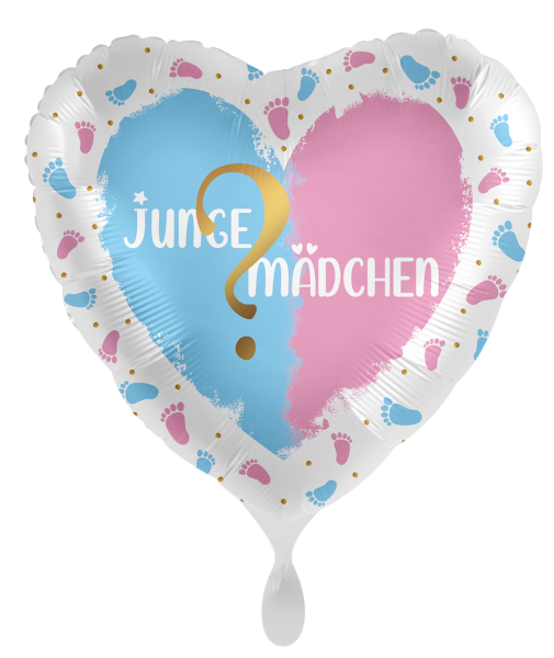 Folienballon - Junge oder Mädchen? - ø 43cm